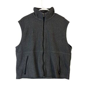 Columbia Sportswear Men's Fleece Vest Size XL Gray Full Zip Sleeveless GUC